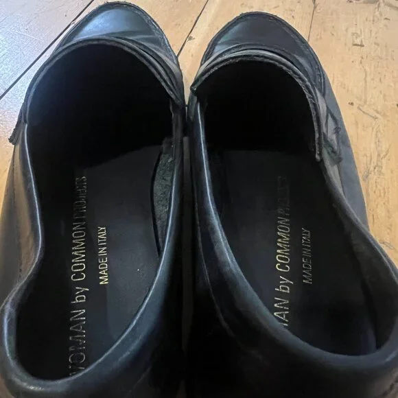 Women by Common Projects black leather loafer - Picture 5 of 9